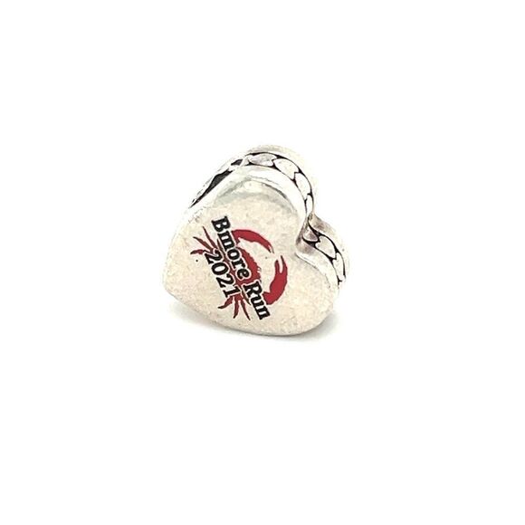 Pandora Bmore Run 2021 Heart Charm - Picture 1 of 6